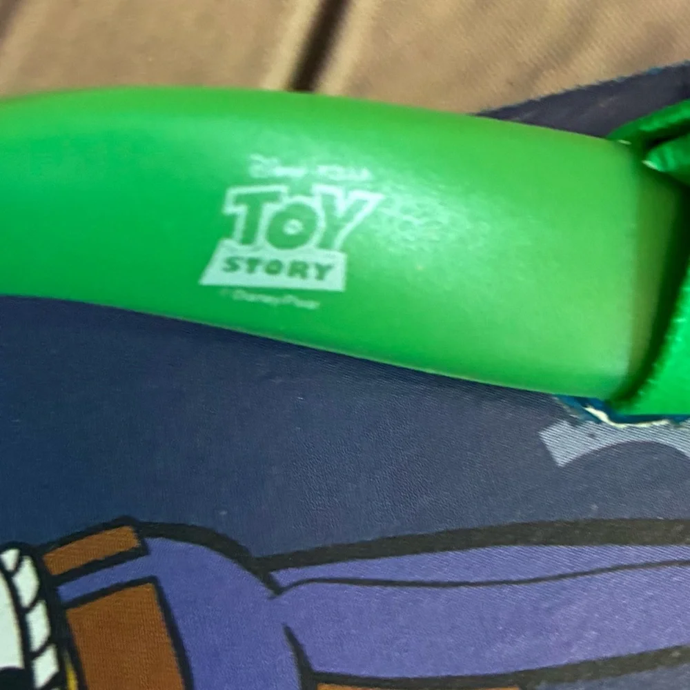5/$20 Disney Pixar Toy Story Toddler‎ Buzz Lightyear Woody Flip Flops Sz L 9/10